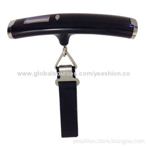 Portable digital weighing luggage scale with belt, back-light LCD display, CE, RoHS marks